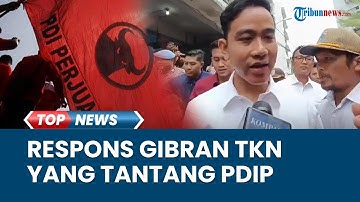 TKN Tantang PDIP Tarik Semua Kader yang Jadi Menteri di Kabinet Jokowi, Gibran Beri Respons Singkat