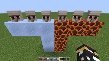 all mutants + experience = ???what if you create a MAGMA ICE GOLEM in MINECRAFT