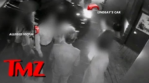 Lindsay Lohan -- VIDEO FOOTAGE of the Alleged Pedestrian Strike | TMZ