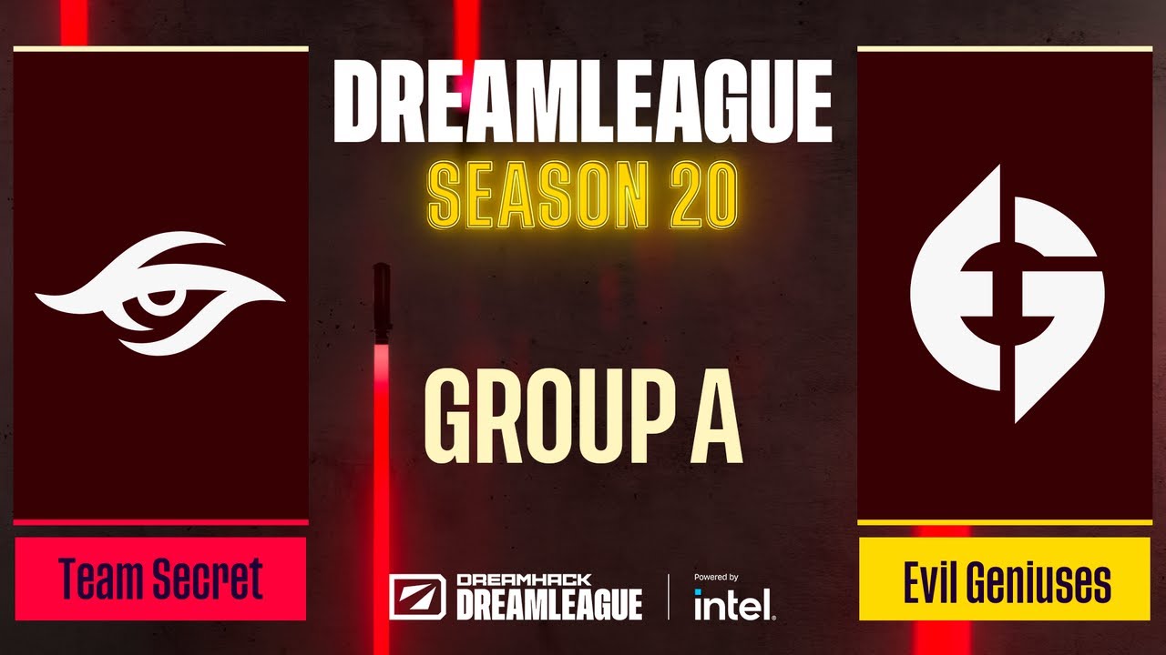 Dota2 - Team Secret vs Evil Geniuses - Game 1 - DreamLeague Season 20 - Group A