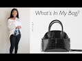 WHAT’S IN MY BAG? ft ZARA ANIMAL EMBOSSED MINI BOWLING BAG 👛