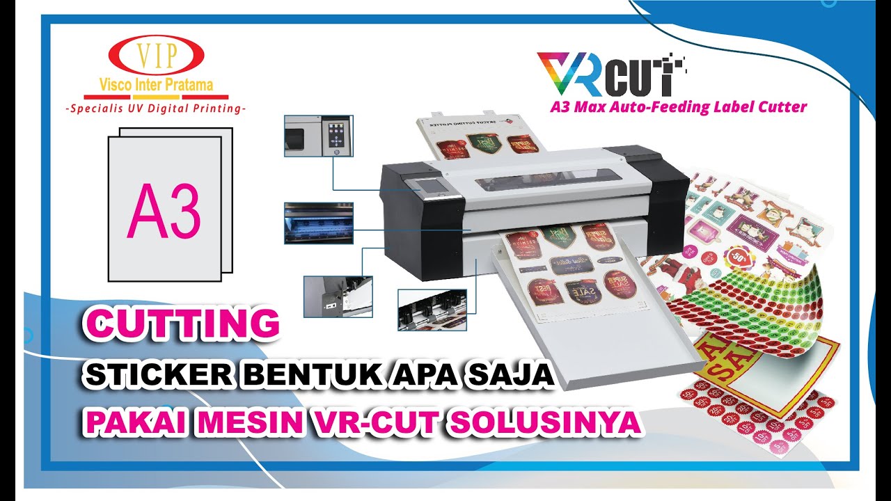 Mesin Cutting A3 Auto Feeding Super Cepat dan Akurat | Pengenalan VR ...