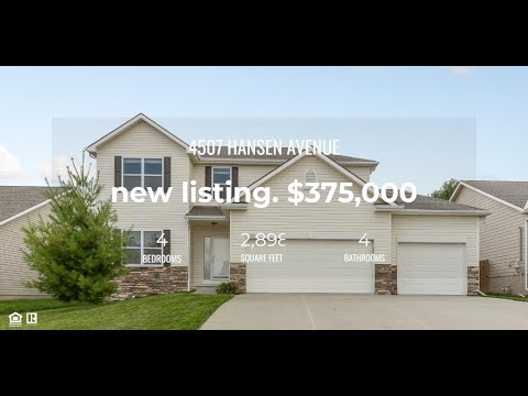 4507 Hansen Ave, Bellevue, NE home video tour