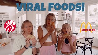Trying Viral TikTok Foods | Reese Paige