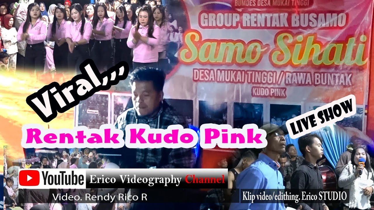 Rentak Kudo 2024_ Kudo Pink Samo Sihati Perdana Live Gunung 7 Tak terasa penonton ikut bergoyang.
