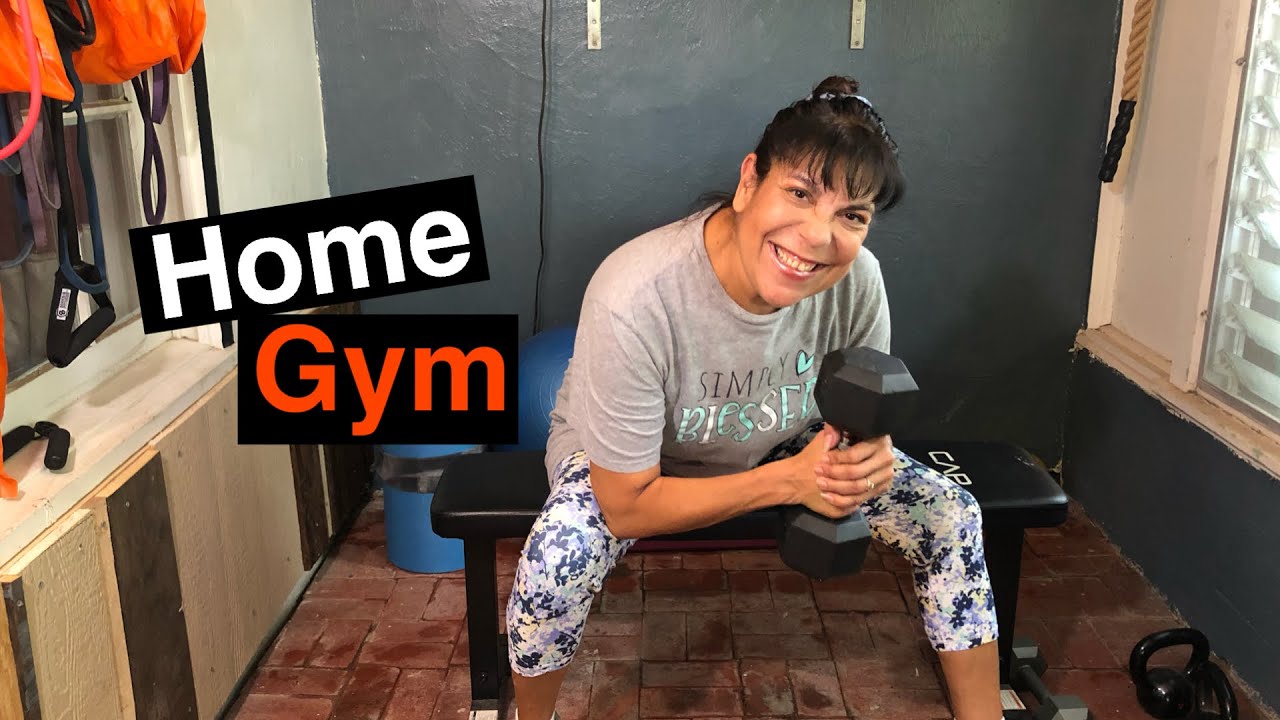 I built my HOME GYM-On a BUDGET! - YouTube