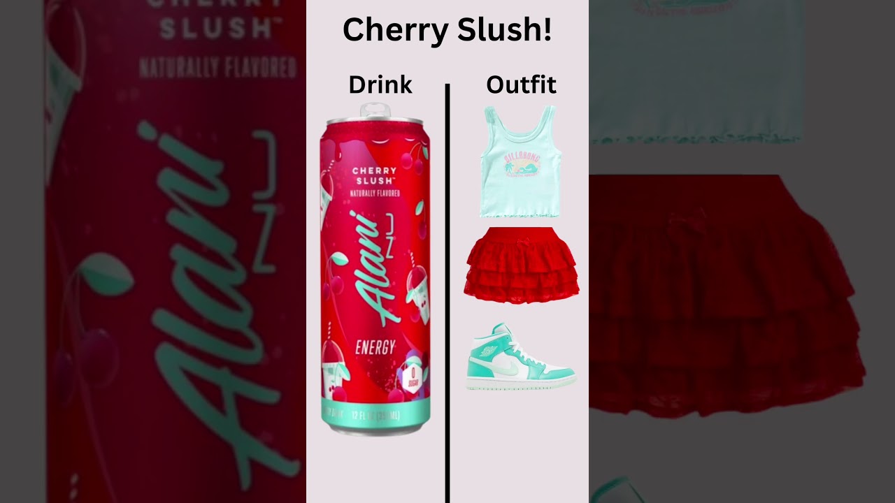 Мой образ, вдохновленный моим любимым вкусом Alani 🥤✨ 