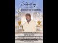 Funeral service of christopher williams the old school of the nazarene spiritual baptist church