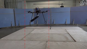 Disturbance Rejection Test with an Aerial Manipulator System