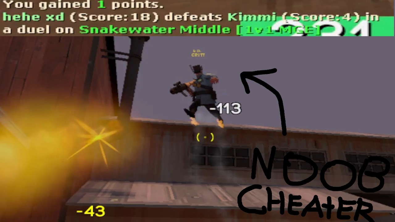 TF2 Me vs Cheater MGE