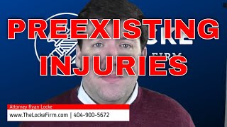 Will having a preexisting condition hurt my personal injury case?