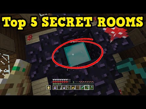 Minecraft Xbox 360 / PS3 - Top 5 SECRET Mansion Rooms