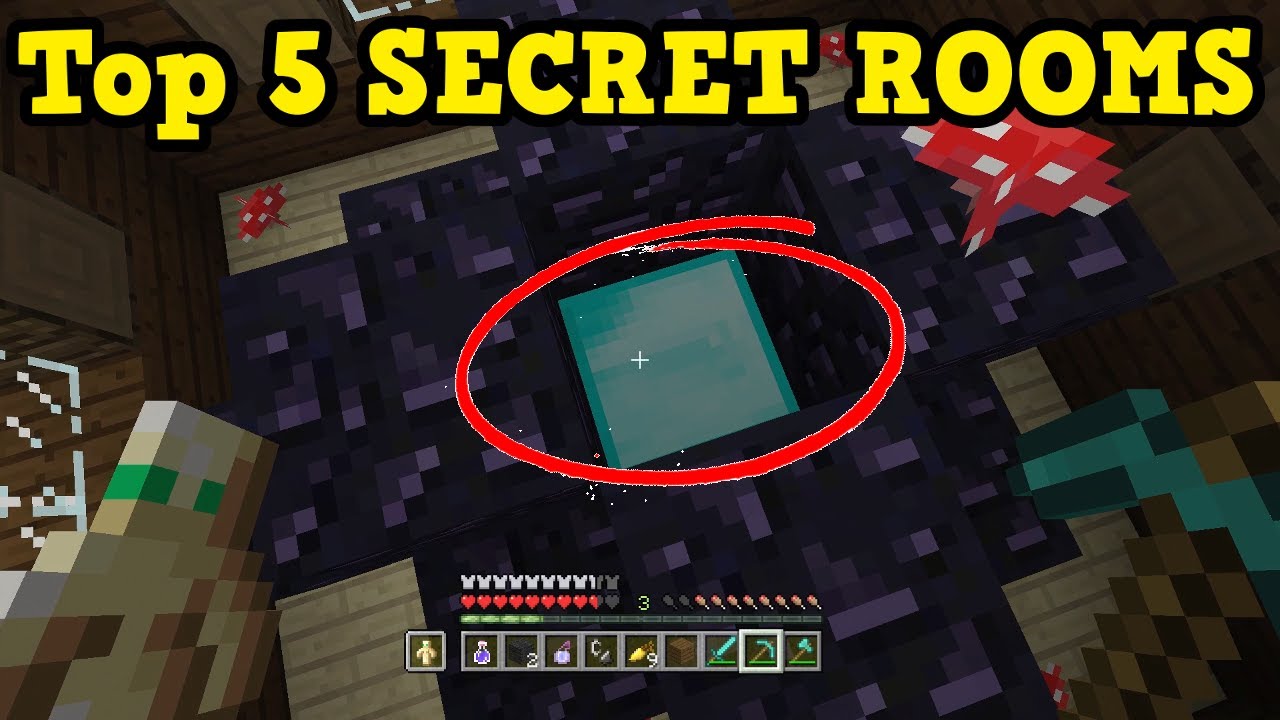 Minecraft Xbox 360 Ps3 Top 5 Secret Mansion Rooms