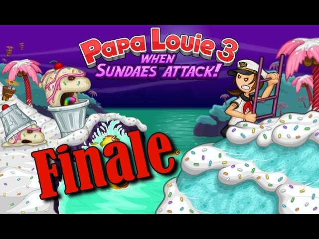 Papa Louie 3: When Sundaes Attack! - Finale - Level 9 - Radley Caverns  (Final Boss) 