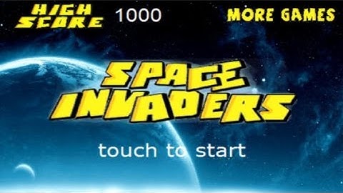 Alien Space Invader iPhone / iPad GamePlay