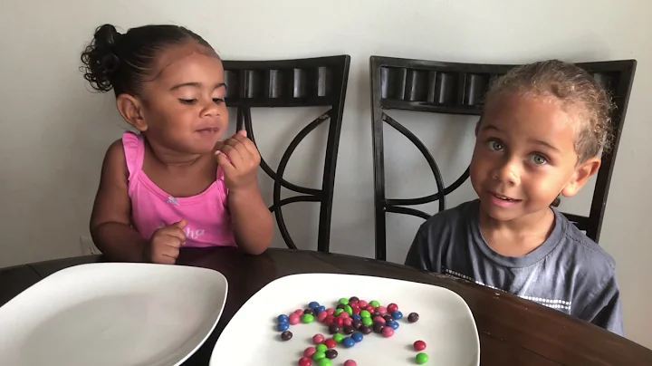 New! SKITTLES Science Experiment HOT Vs COLD Water ( FUNNIEST SIBLINGS MOMENTS )