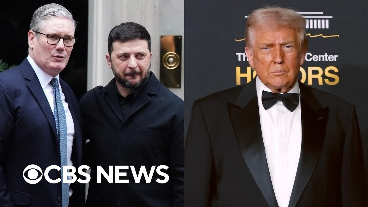 Zelenskyy meeting European leaders in London as Trump claims he hasn't read Russia peace proposal