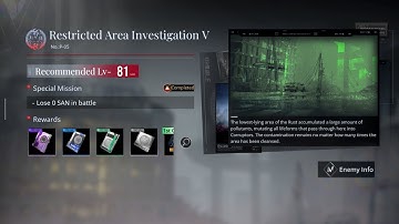 P-05 "Restricted Area Investigation V" | Resource Stage | Path to Nowhere (PTN)