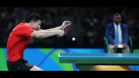 Ma Long Technique - Backhand Loop again Backspin - Table tennis Technique