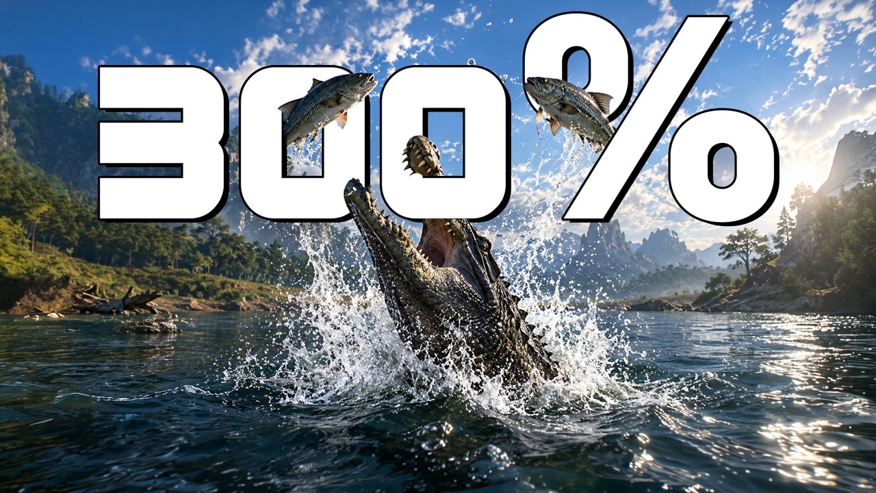 เล่นจระเข้ผู้หญิง 300% ในเกม The Isle