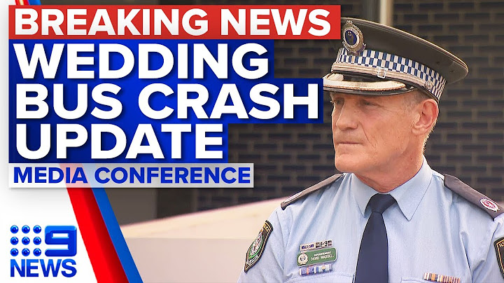 NSW Police still investigating wedding bus crash in the Hunter Valley | 9 News Australia