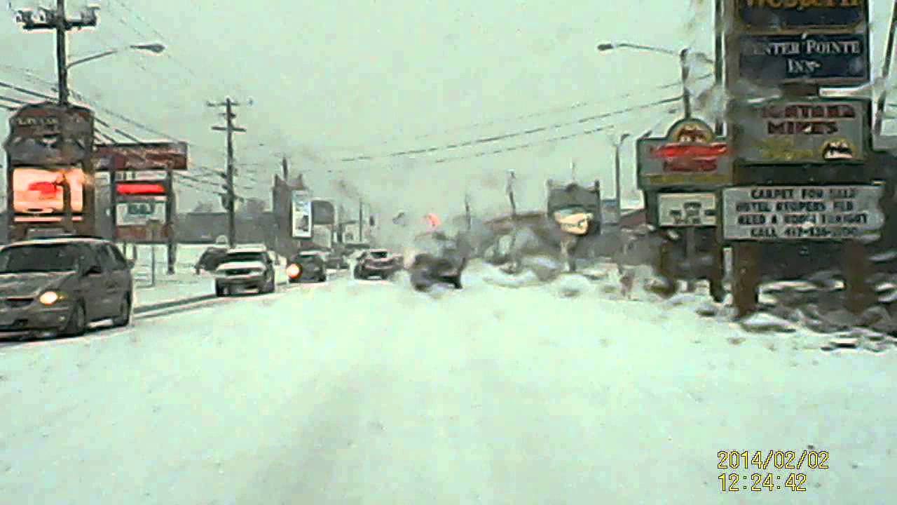 Branson Missouri Feb 2 2014 Snow Storm Drive 6 YouTube