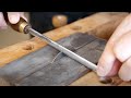 Подготовка цикли к работе. Заточка. Деревообработка / Sharpening of a scraper. Woodworking. Craft.