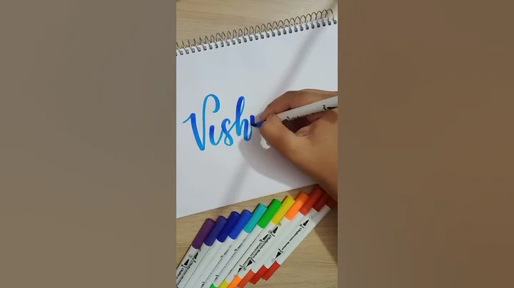 brush lettering my subscribers name! subscribe for more! #brushpen #selenagomez  #calligraphy