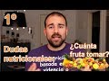 ¿Cuánta fruta es demasiada? (Dudas frecuentes #1 sobre la fruta)