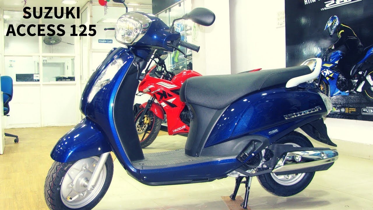 18 Suzuki Access 125 Bs4 Full Walkaround Review New Features Colours Price Top Speed Etc Youtube
