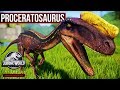 PROCERATOSAURUS - UNIQUE ANIMATIONS, ALL SKINS, NEW KILLS! | Jurassic World: Evolution