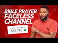 How to Create a Bible Prayer Faceless YouTube Video in 5 Minutes Using AI | Make Money Online