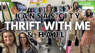 THRIFT WITH ME & MY MOM IN KANSAS CITY! | Goodwill, Designer Outlet & try-on haul