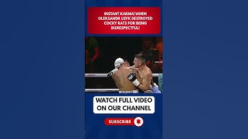 INSTANT KARMA! When Oleksandr Usyk DESTROYED Cocky RATS For Being Disrespectful!  PART   4