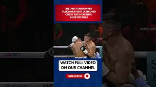 INSTANT KARMA! When Oleksandr Usyk DESTROYED Cocky RATS For Being Disrespectful!  PART   4