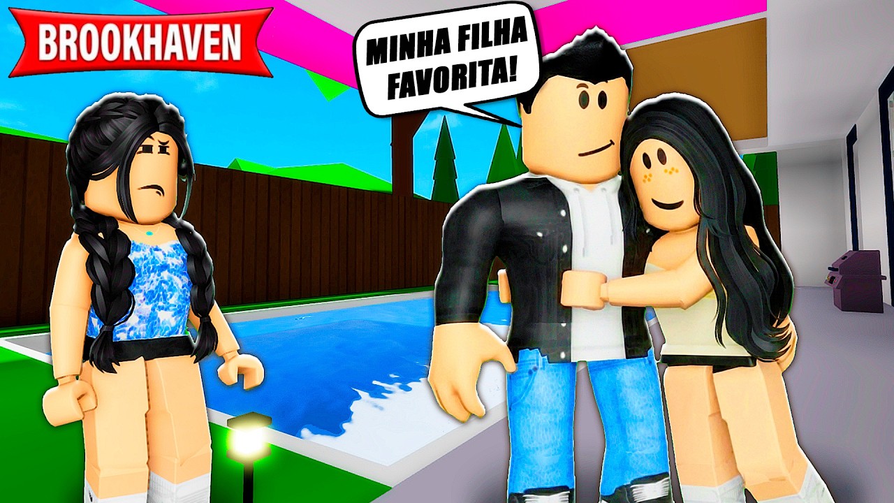 O PAI SÓ DAVA ATENÇÃO PARA IRMÃ MAIS VELHA! | Historinhas Brookhaven RP | Roblox