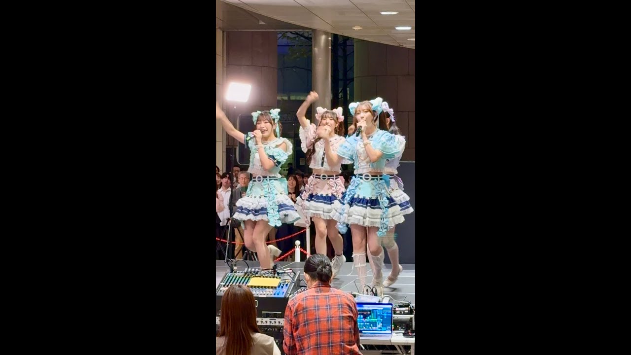 わーすた 2024/11/01「君とtea for two♡」Youtube10万再生 記念フリーイベント@汐留シオサイト地下歩道