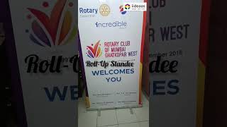 Roll-Up Standee. For Order & Enquiry Contact Us On 91 8268989141