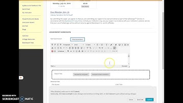 How to Submit Papers to Blackboard