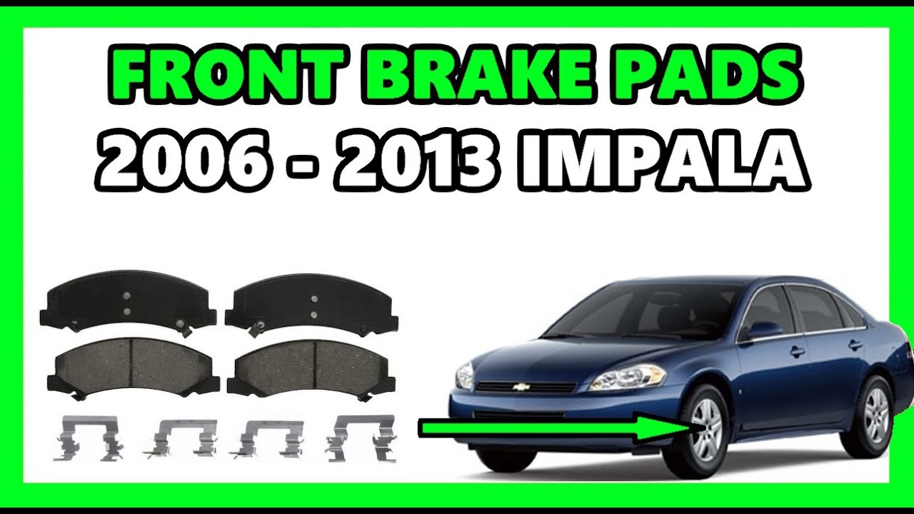 How to Change / Replace Front Brake Pads || 2006 - 2013 Impala || Chevy
