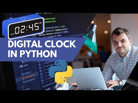 How To Make Digital Clock using a few lines of Python