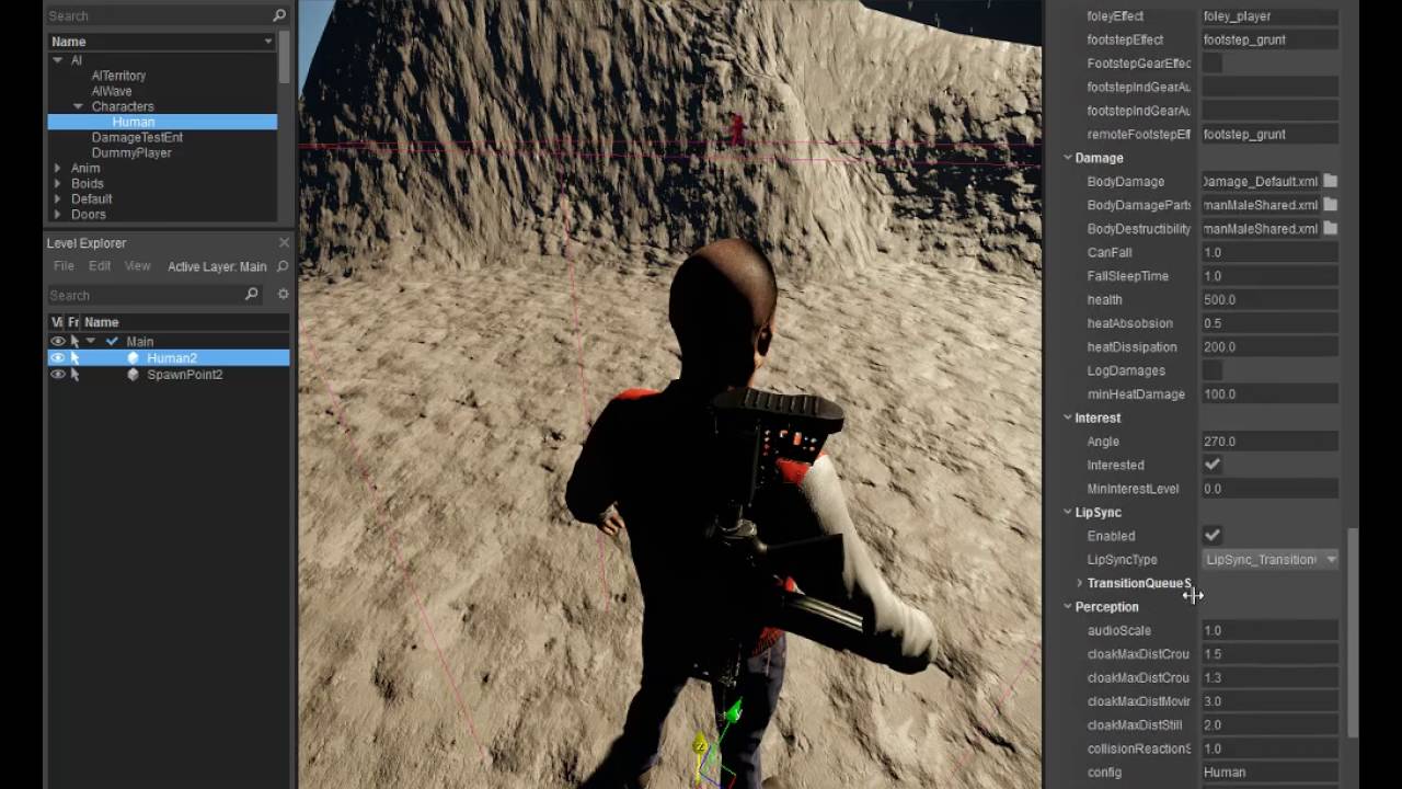CRYENGINE V TUTORIAL HUMAN COSTUMIZATION