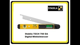 Stabila 18903 Tech 700 DA Digitaler Winkelmesser 45 cm