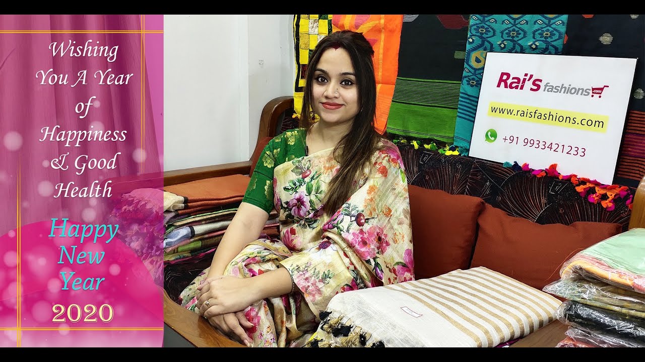 Welcome 2020 With 20 Exclusive Handloom Sarees Collection From Rai's Fashions (01st Jan) - 30DC