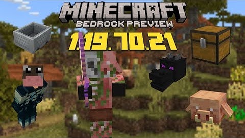 MORE CROUCH FIXES + Zombie Piglin Spawn Changes?!! (1.19.70.21 Beta/Preview Review)