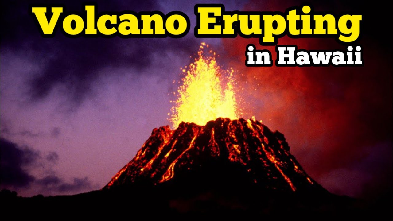 LIVE VOLCANO ERUPTING IN HAWAII 🌋 - YouTube
