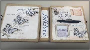 SOLD - Taylor Swift Folklore Lapbook Flip Through #taylorswift #folklore #junkjournal #lapbook