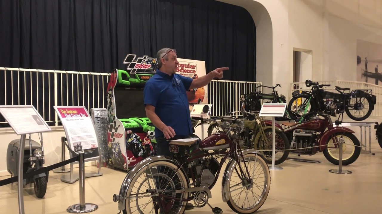 1946 Whizzer Model H Motorcycle - YouTube