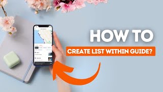 How to create a list within your  travel guide on Wanderlog?