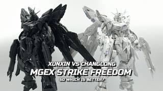 [COMPARISON] XUNXIN VS CHANGLONG - 1/100 MGEX STRIKE FREEDOM - WHICH IS BETTER?